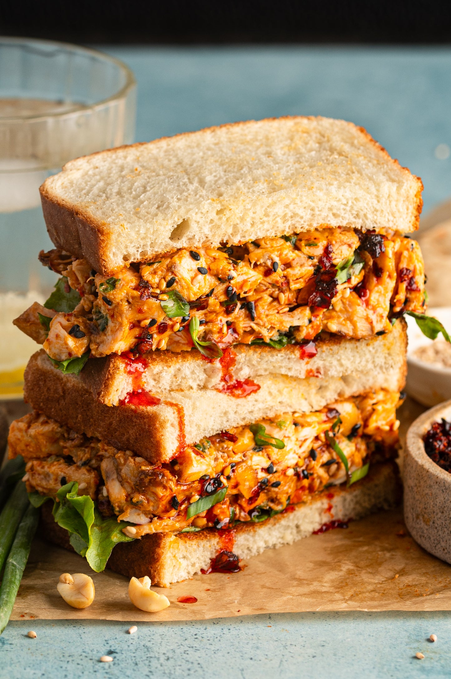 Chicken Salad Sandwich with Chili Crisp Exclusive