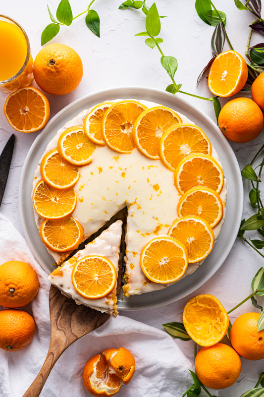 Clementine Cake with Olive Oil and Clementine Glaze